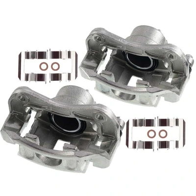 2 Pcs Front Brake Caliper with Bracket