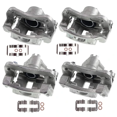 4 Pcs Front & Rear Disc Brake Calipers