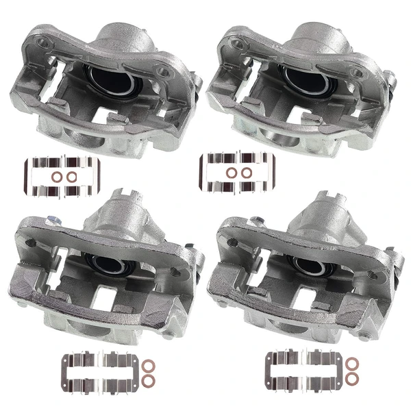 2006-2007 Kia Rio 4-Pc Brake Caliper Front & Rear 1-Piston A-Premium APBC1551