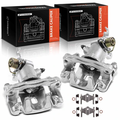 2 Pcs Rear Brake Caliper with Bracket