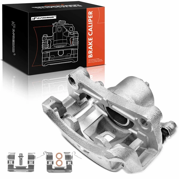 1-PC Brake Caliper, Front Left Driver Side, 1-Piston, A-Premium APBC1252