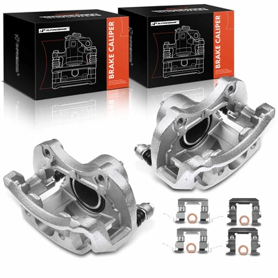 2 Pcs Front Brake Caliper with Bracket