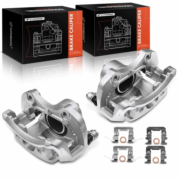 2-PC Brake Caliper, Front Driver & Passenger, 1-Piston, A-Premium APBC1253
