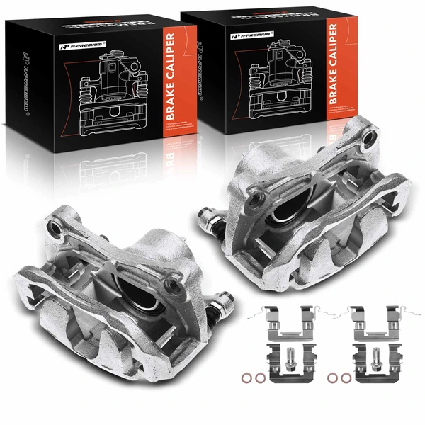 2-PC Brake Caliper, Front Driver & Passenger, 1-Piston, A-Premium APBC1262
