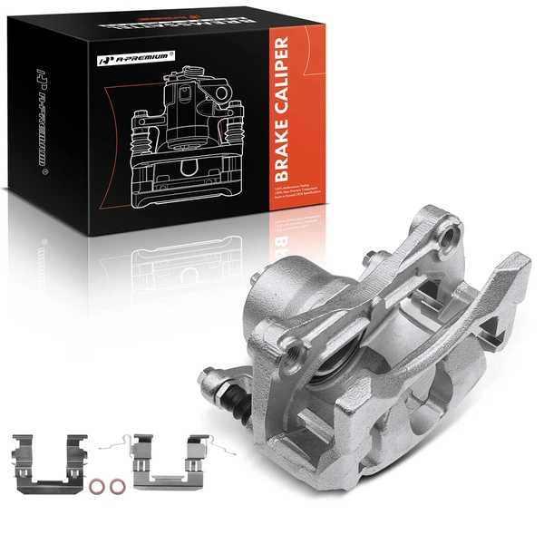 1-PC Brake Caliper, Front Right Passenger Side, 1-Piston, A-Premium APBC2074