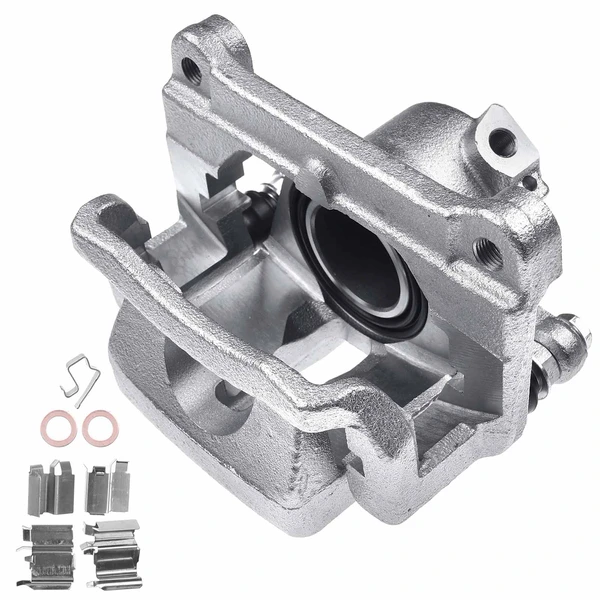 1-PC Brake Caliper, Front Right Passenger Side, 1-Piston, A-Premium APBC2387