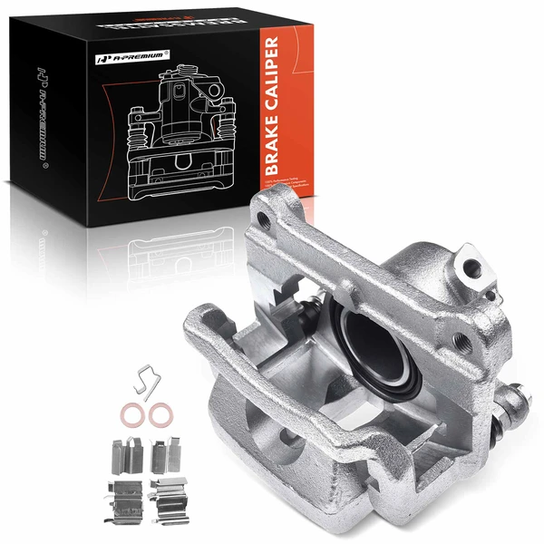 1-PC Brake Caliper, Front Left Driver Side, 1-Piston, A-Premium APBC2388