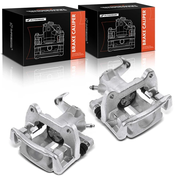 2007-2015 Mini Cooper 2-Pc Brake Caliper Rear Driver & Passenger 2-Piston A-Premium APBC1250