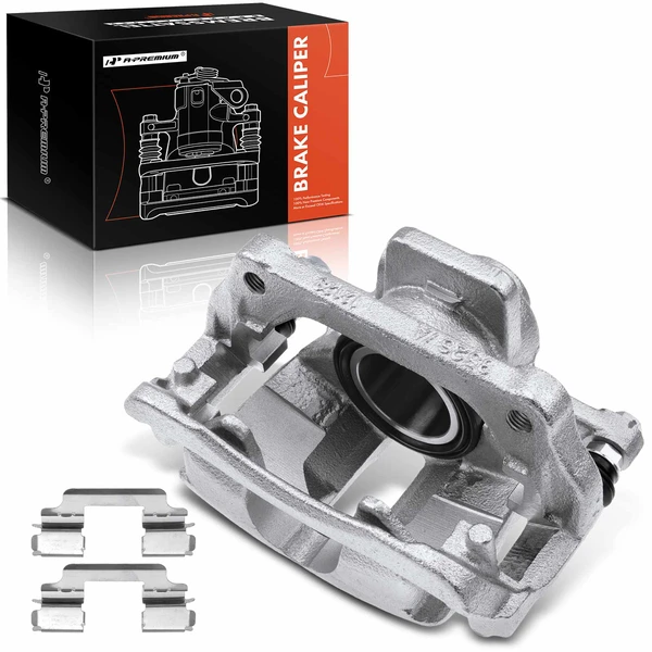 1-PC Brake Caliper, Front Left Driver Side, 1-Piston, A-Premium APBC2683