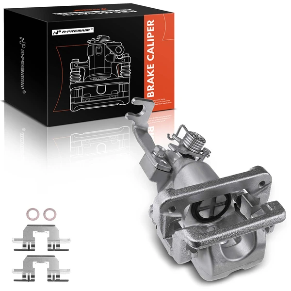 1-PC Brake Caliper, Rear Right Passenger Side, 1-Piston, A-Premium APBC2390