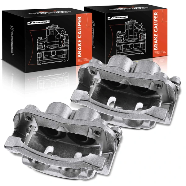 2008-2019 Nissan Titan 2-Pc Brake Caliper Front Driver & Passenger 2-Piston A-Premium APBC0852