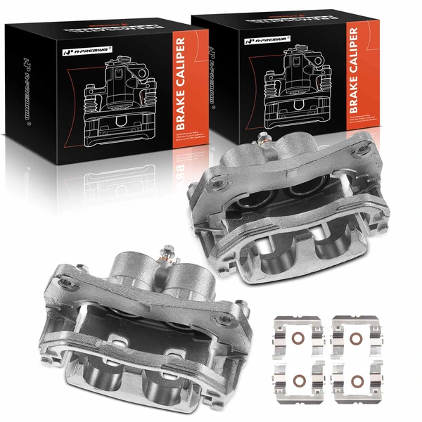 2005-2017 Subaru Legacy 2-Pc Brake Caliper Front Driver & Passenger 2-Piston A-Premium APBC0664