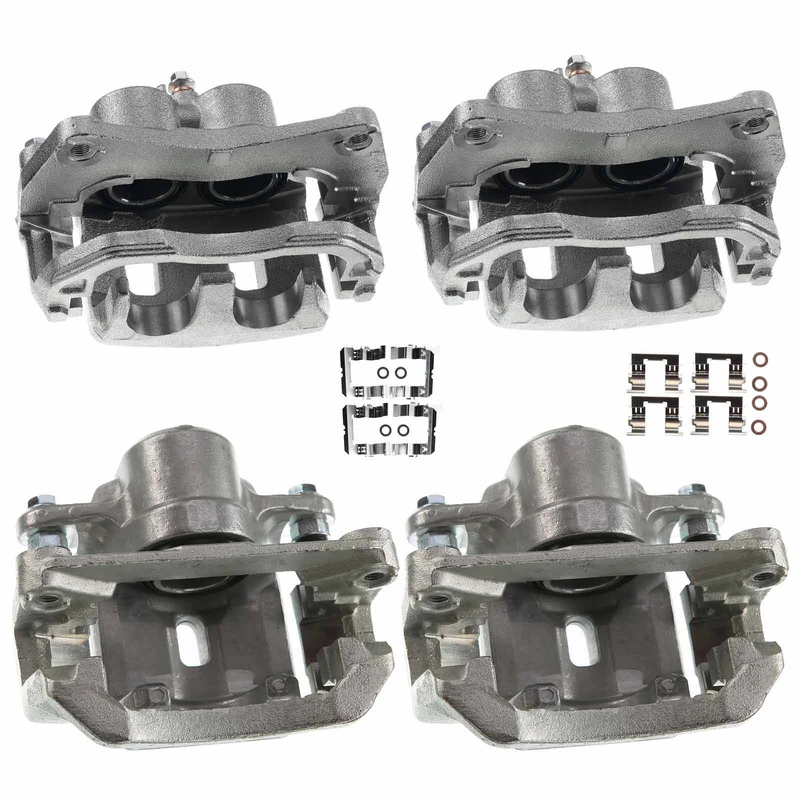 4 Pcs Front & Rear Disc Brake Calipers for Subaru Legacy Outback 2010-2014 Forester