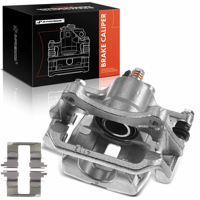 Rear Passenger Brake Caliper with Bracket