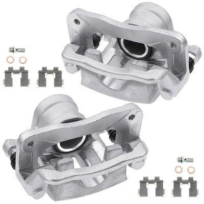 2 Pcs Rear Disc Brake Calipers with Bracket