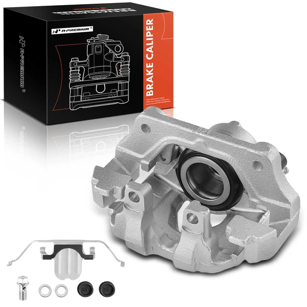 1-PC Brake Caliper, Front Left Driver Side, 1-Piston, A-Premium APBC3070