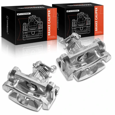 2 Pcs Rear Brake Caliper with Bracket