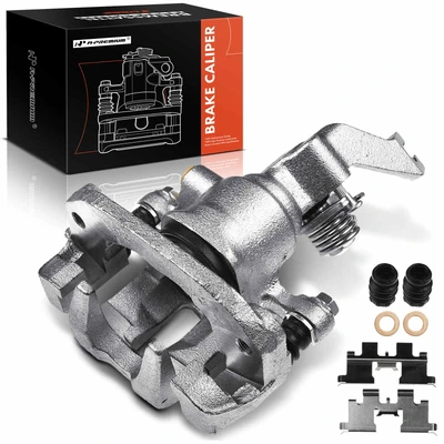 Rear Passenger Brake Caliper with Bracket