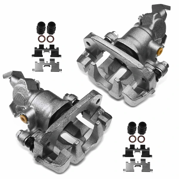 1982-1983 Datsun 280ZX 2-Pc Brake Caliper Rear Driver & Passenger 1-Piston A-Premium APBC2122