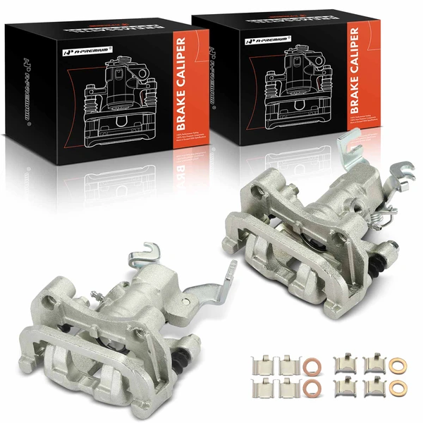 2-PC Brake Caliper, Rear Driver & Passenger, 1-Piston, A-Premium APBC4121
