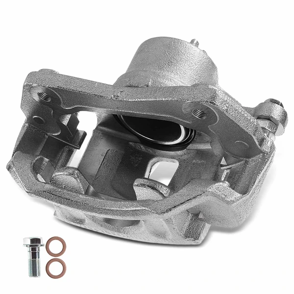 1-PC Brake Caliper, Front Left Driver Side, 1-Piston, A-Premium APBC0672