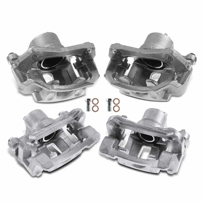 4 Pcs Front & Rear Disc Brake Calipers