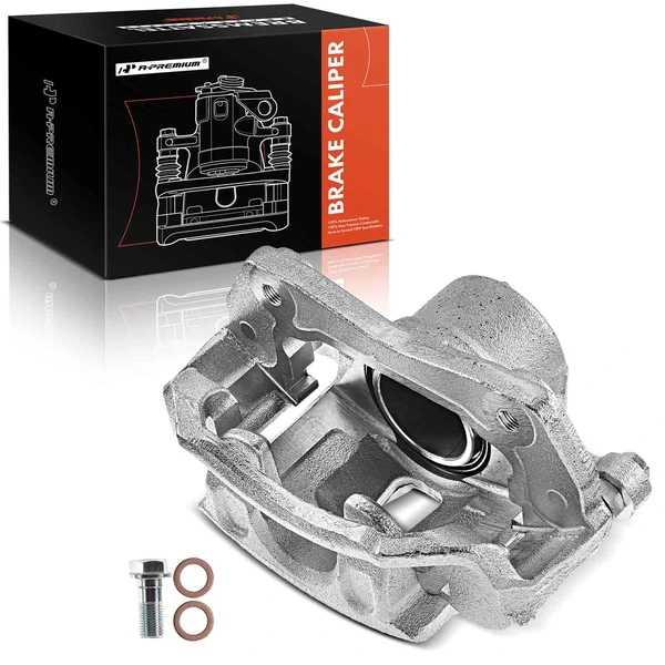 1-PC Brake Caliper, Front Right Passenger Side, 1-Piston, A-Premium APBC0673