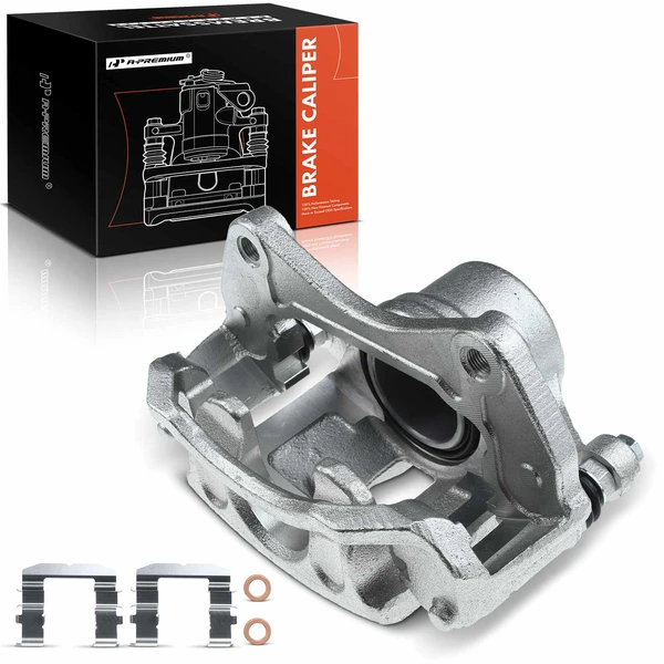 1-PC Brake Caliper, Front Right Passenger Side, 1-Piston, A-Premium APBC2169