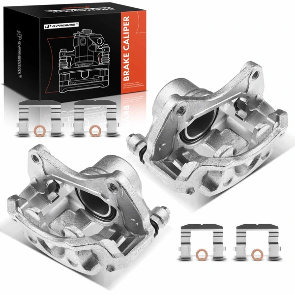 2-PC Brake Caliper, Front Driver & Passenger, 1-Piston, A-Premium APBC2171
