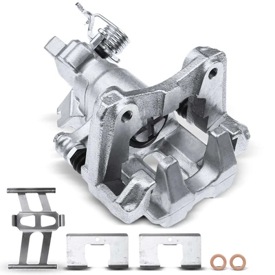 Rear Driver Brake Caliper with Bracket