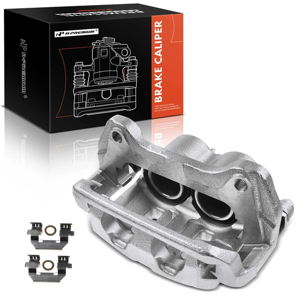 1-PC Brake Caliper, Front Left Driver Side, 2-Piston, A-Premium APBC2685