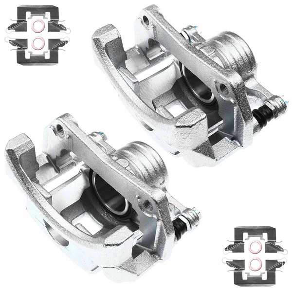 2-PC Brake Caliper, Front Driver & Passenger, 1-Piston, A-Premium APBC2473