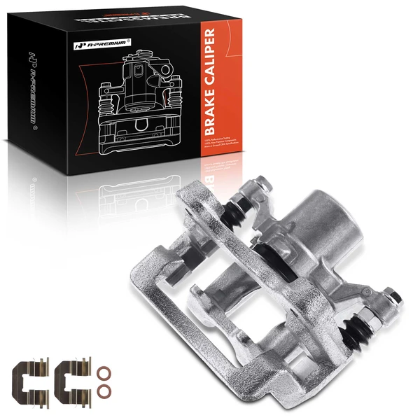 1-PC Brake Caliper, Rear Right Passenger Side, 1-Piston, A-Premium APBC0761