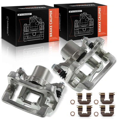 2 Pcs Rear Brake Caliper with Bracket
