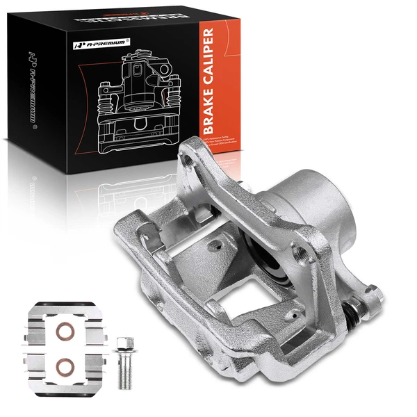 1-PC Brake Caliper, Front Right Passenger Side, 1-Piston, A-Premium APBC2182