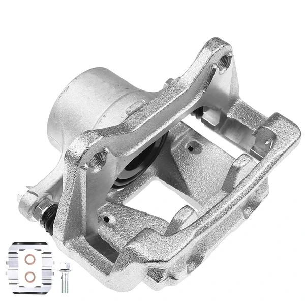 1-PC Brake Caliper, Front Left Driver Side, 1-Piston, A-Premium APBC2183