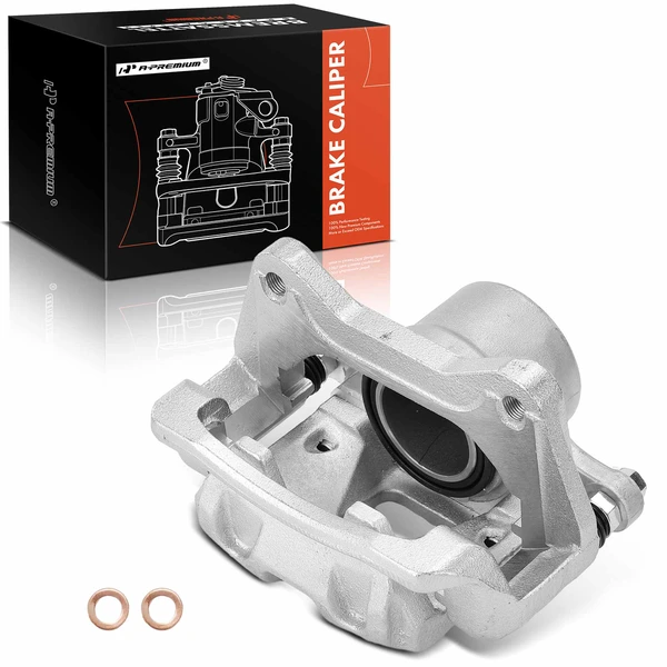 1-PC Brake Caliper, Front Left Driver Side, 1-Piston, A-Premium APBC2185