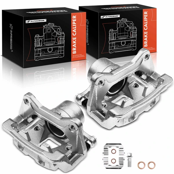 2-PC Brake Caliper, Front Driver & Passenger, 1-Piston, A-Premium APBC2186