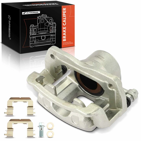 2010-2012 Hyundai Santa Fe 1-Pc Brake Caliper Front Right Passenger Side 1-Piston A-Premium APBC2187