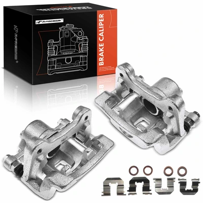2 Pcs Rear Brake Caliper with Bracket
