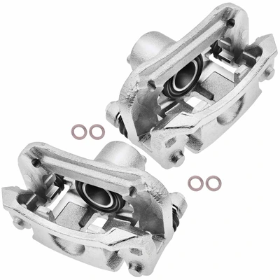 2 Pcs Rear Disc Brake Calipers with Bracket