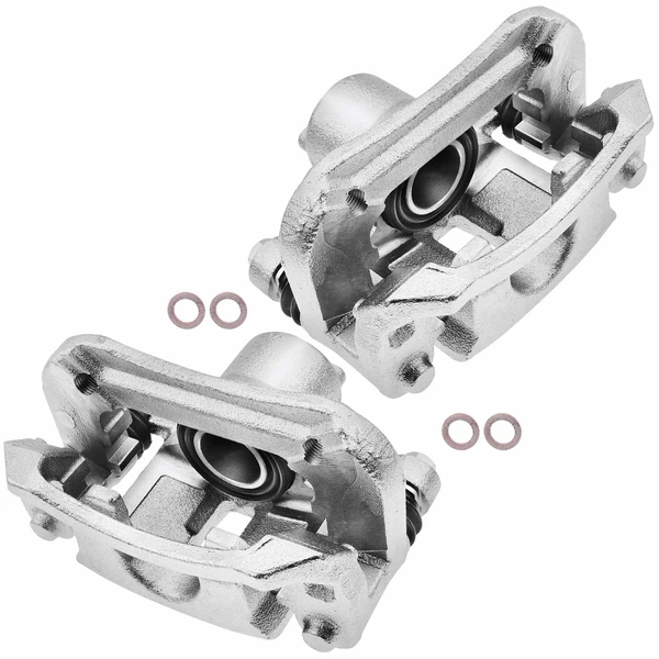 2009-2012 Kia Rondo 2-Pc Brake Caliper Rear Driver & Passenger 1-Piston A-Premium APBC3204