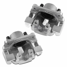 2 Pcs Front Disc Brake Calipers with Bracket
