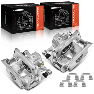 2 Pcs Front Brake Caliper with Bracket