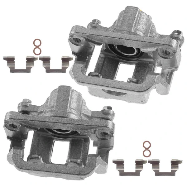 2017-2022 Nissan Rogue Sport 2-Pc Brake Caliper Rear Driver & Passenger 1-Piston A-Premium APBC0945