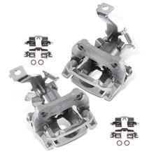 2 Pcs Rear Brake Caliper with Bracket