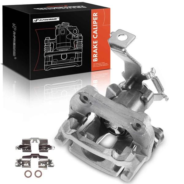 1-PC Brake Caliper, Rear Right Passenger Side, 1-Piston, A-Premium APBC0679