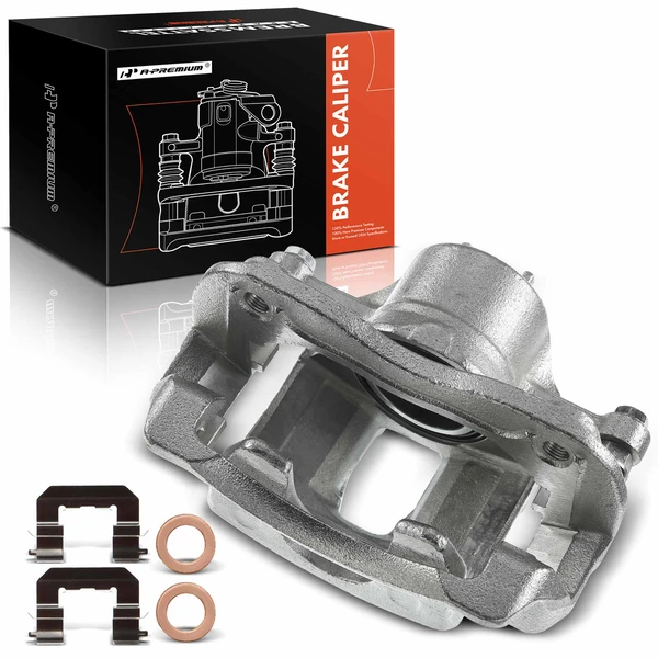 2012-2017 Kia Rio 1-Pc Brake Caliper Front Right Passenger Side 1-Piston A-Premium APBC0717