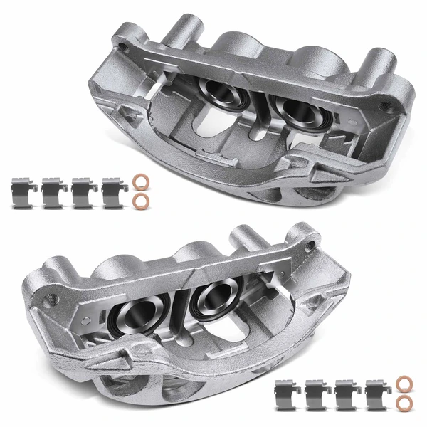2 -Pc Brake Caliper Front Driver & Passenger 2-Piston A-Premium APBC3269