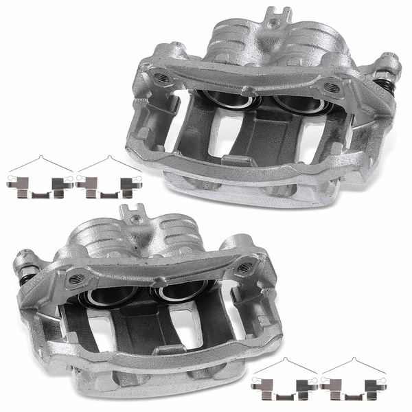 2 -Pc Brake Caliper Front Driver & Passenger 2-Piston A-Premium APBC1314